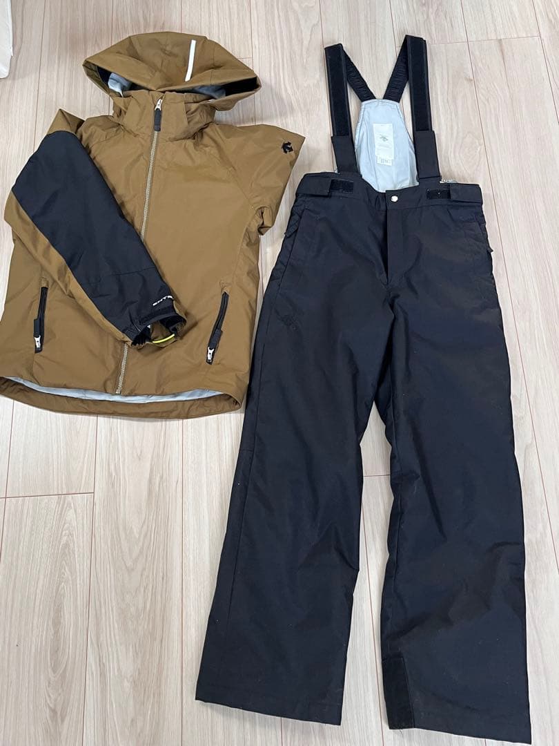 デサント　子ども用スキーウェア 150サイズ ブラウン/ブラック 楽天市場】デサント スキーウェア ジュニア 150の通販