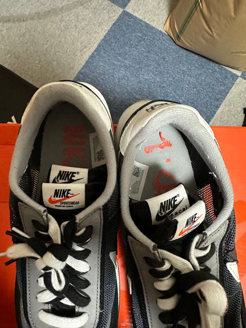 sacai × Nike LD Waffle \"Black\" 27.5cm 黒