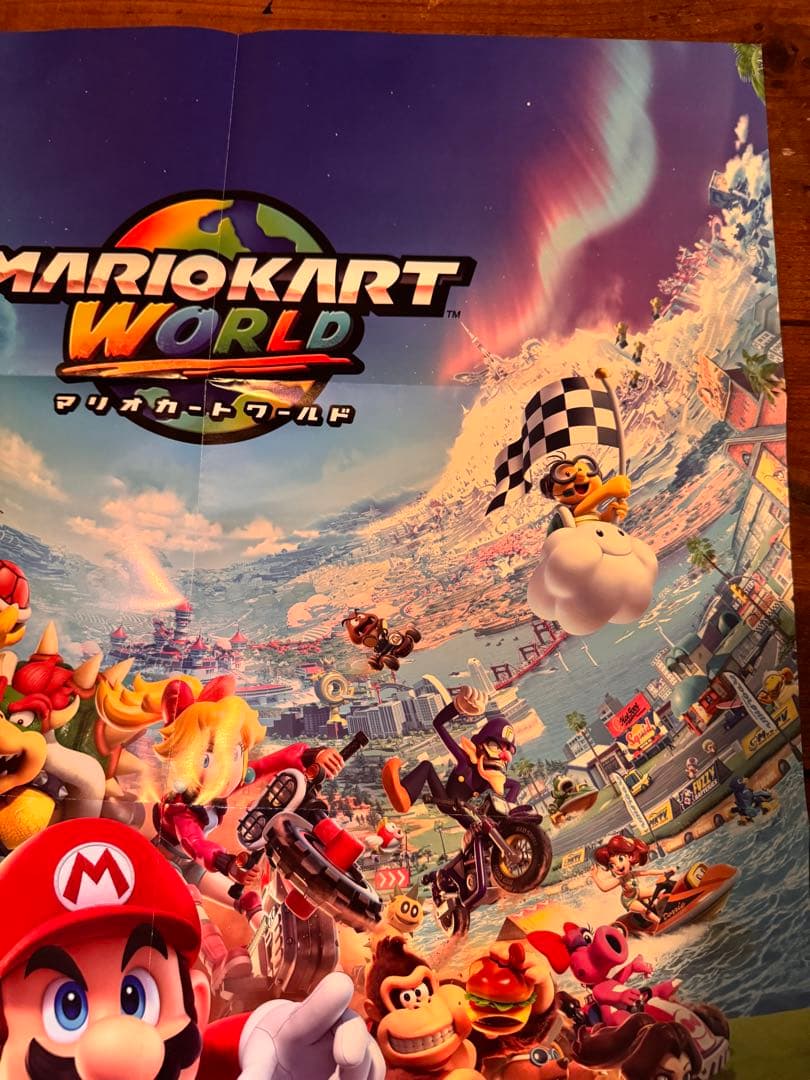 マリオカートワールド DELTARUNE 両面b2ポスター 付録 ニンテンドー