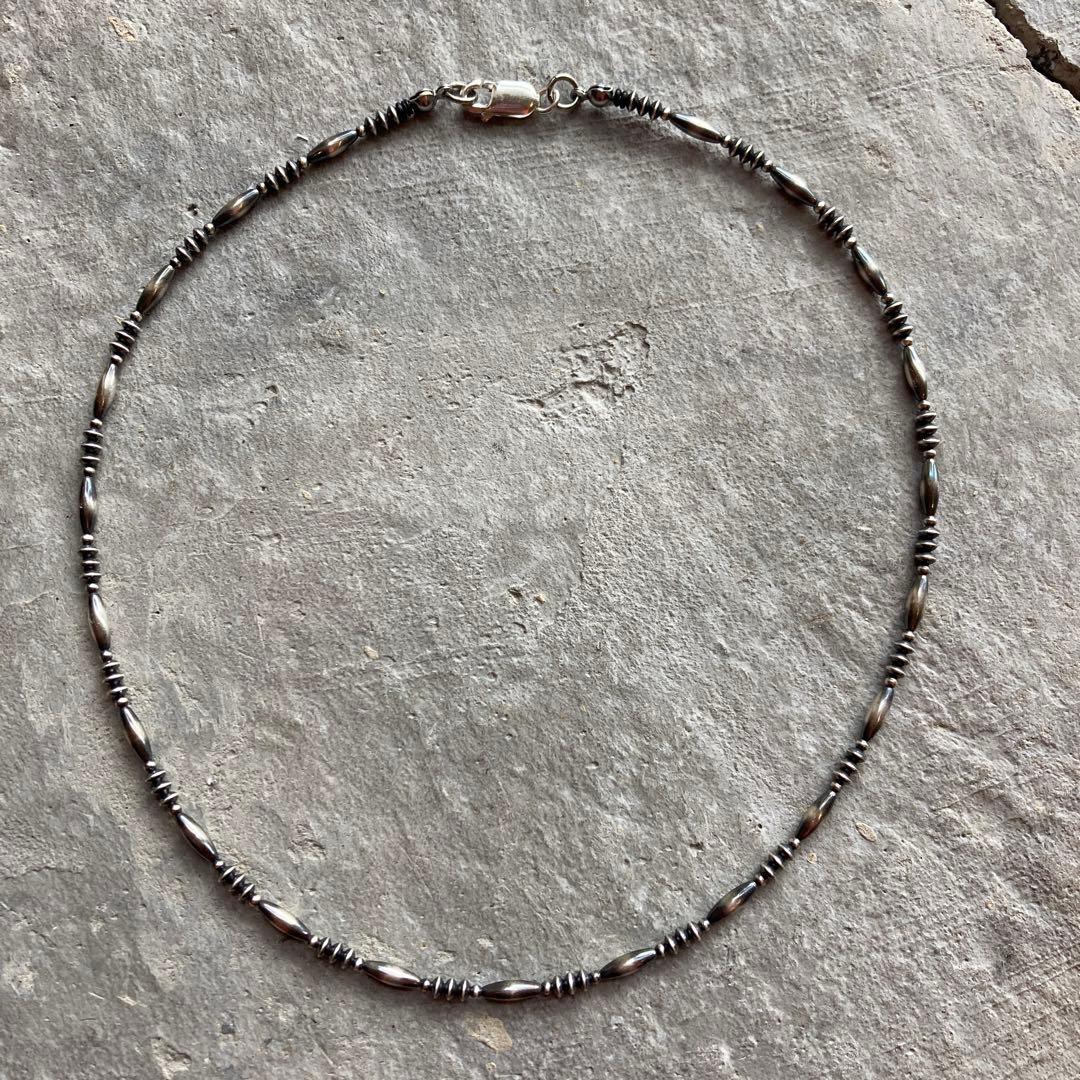 SV925製 ナバホパール 当店オリジナルデザインネックレス 44cm - メルカリ