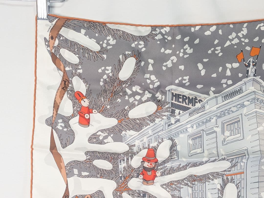 M368 HERMES エルメス カレ45 24番地のクリスマス 美品 正規品 - メルカリ