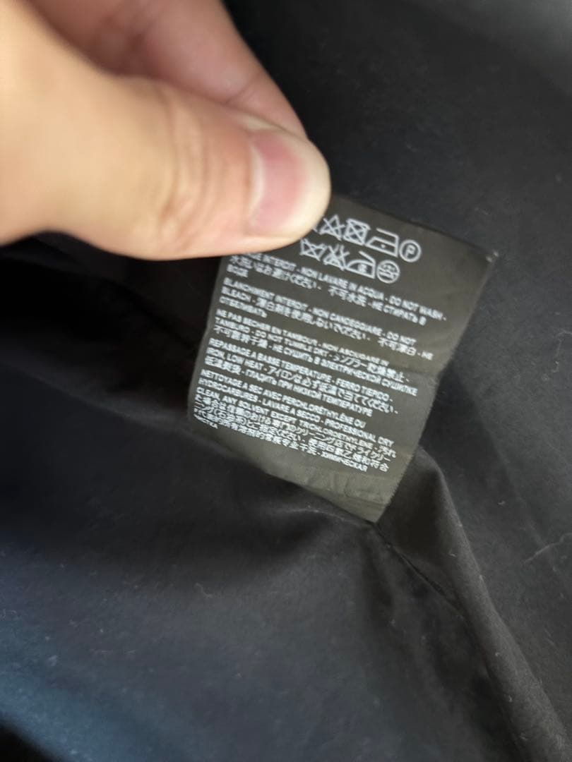 サンローラン ブラック フェード加工シャツ 38 エディ期