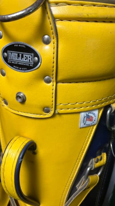 ヴィンテージキャディバッグRon Miller ミシガン大学 - メルカリ