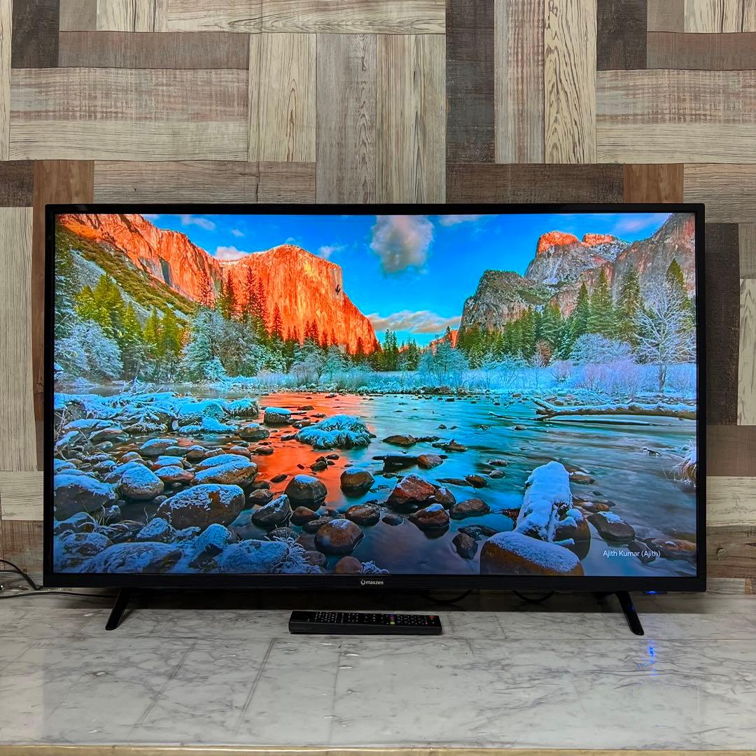 アラさん全国送料込4年前購入マクスゼン43型4KTV裏番組録画ゲーム