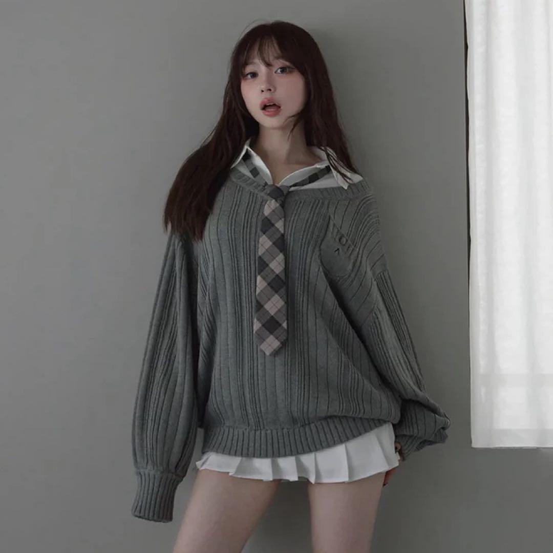 andmary Mimi girls set mini dress gray - メルカリ