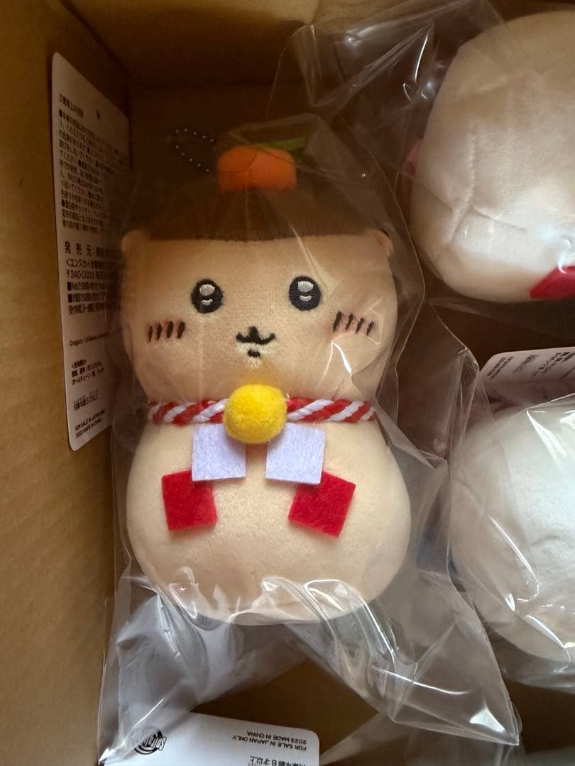 ちいかわ　おもちもちもちマスコット　郵便局　お正月　鏡餅　かがみもち6つセット