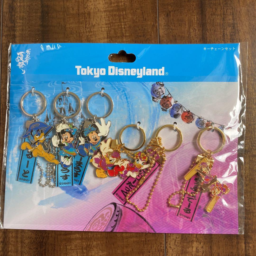 ディズニーランド キーチェーンセット キーホルダー ミッキー＆ミニー