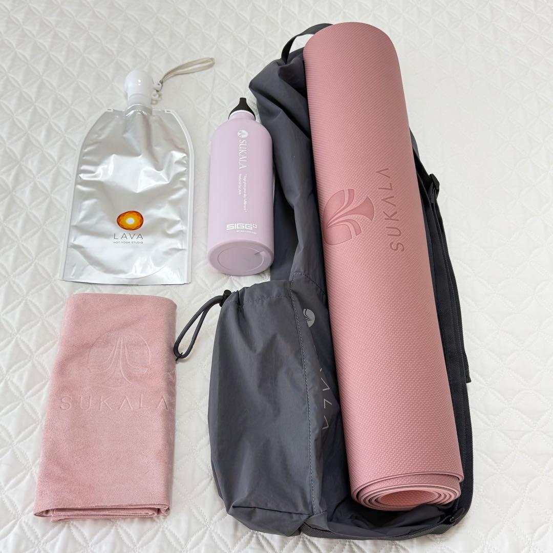 SUKALA ヨガマットセット ピンク - メルカリ