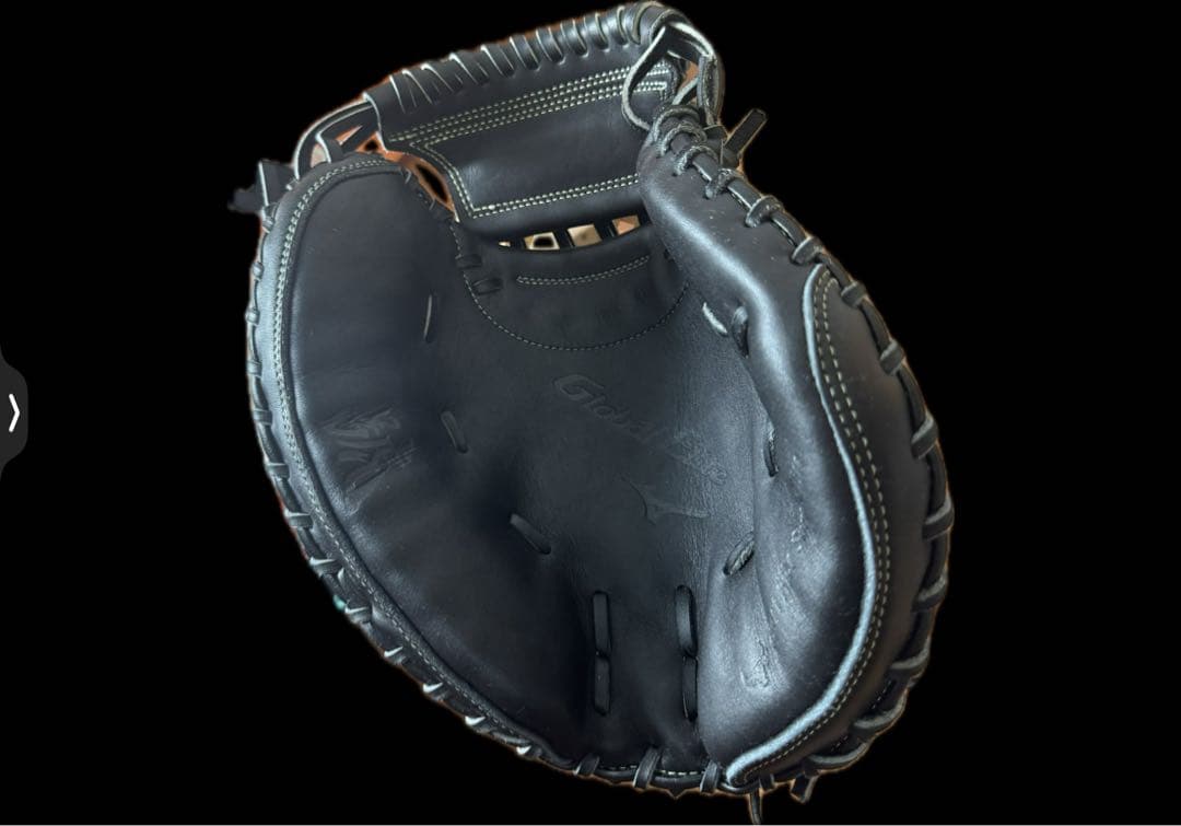 Mizuno 硬式キャッチャーミット田原さん買って1AJCH26420 黒 - メルカリ
