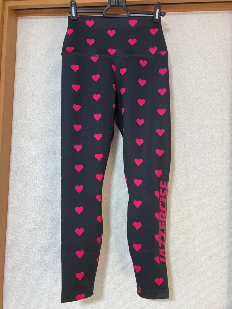 JAZZERCIZE ハート柄レギンス HEART】 ハートパターンレギンス/UVカット/接触冷感(パンツ)｜セレクト