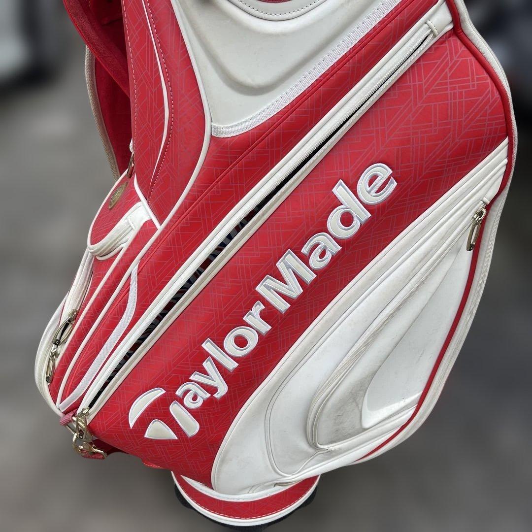 TaylorMade ゴルフツアーキャディバッグ レッド/ホワイト - メルカリ