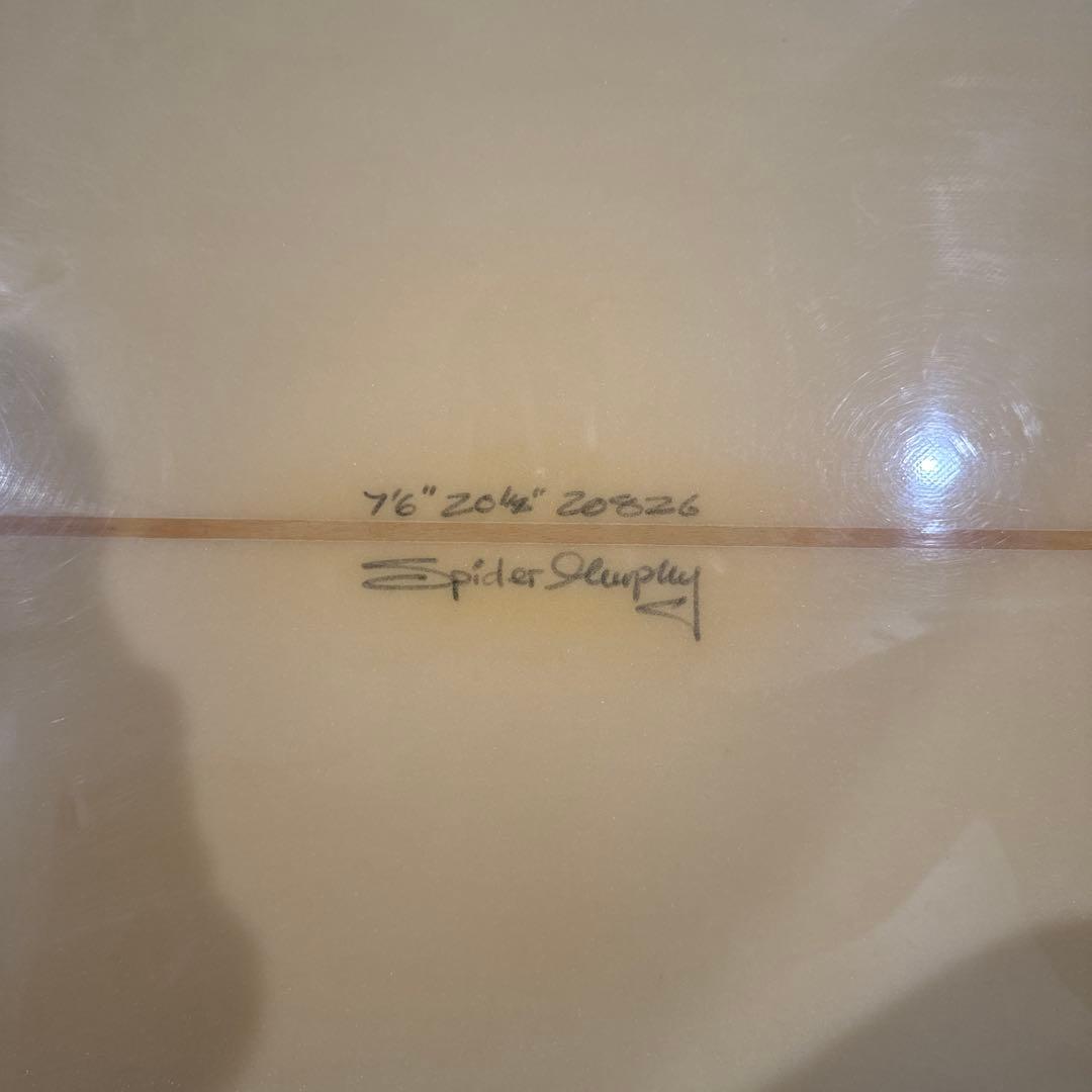 中古7'6 Spiderミッドレングス ファンボード - メルカリ