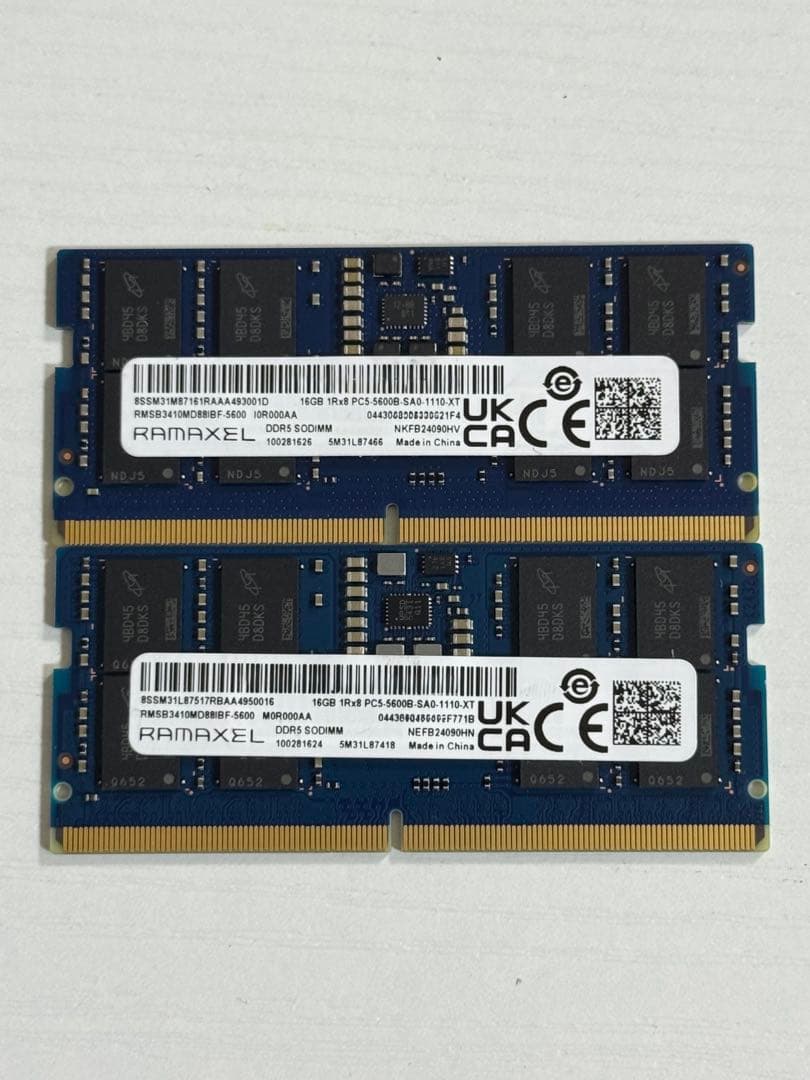 RAMAXEL DDR5 32GB 5600 SODIMM メモリー - メルカリ