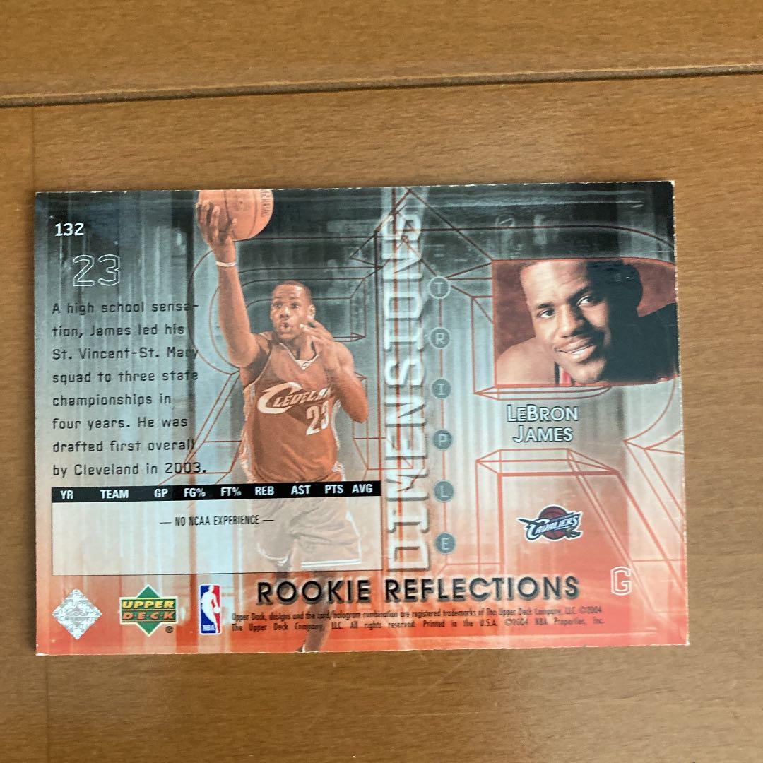 Upper deck レブロンジェームズルーキーカードMichaeljordan