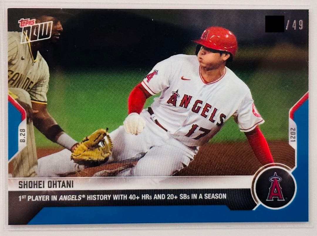 【送料込】 シリアル49枚限定 Topps Now 大谷翔平 パラレル PSA10 大谷翔平 】パープルパラレル カード ホームランダービー MLB