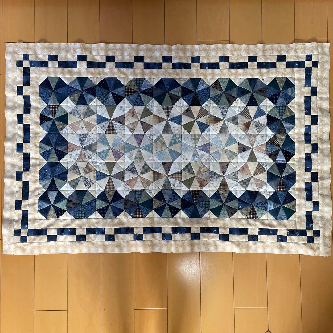 パッチワーク キルトトップ カレイドスコープ 万華鏡 - メルカリ