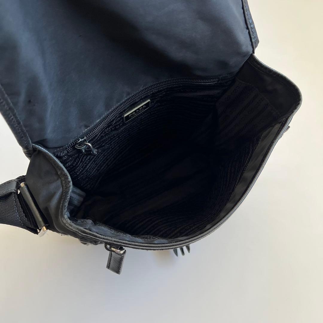 PRADA TESSUTO NYLON LOGO SHOULDER BAG
