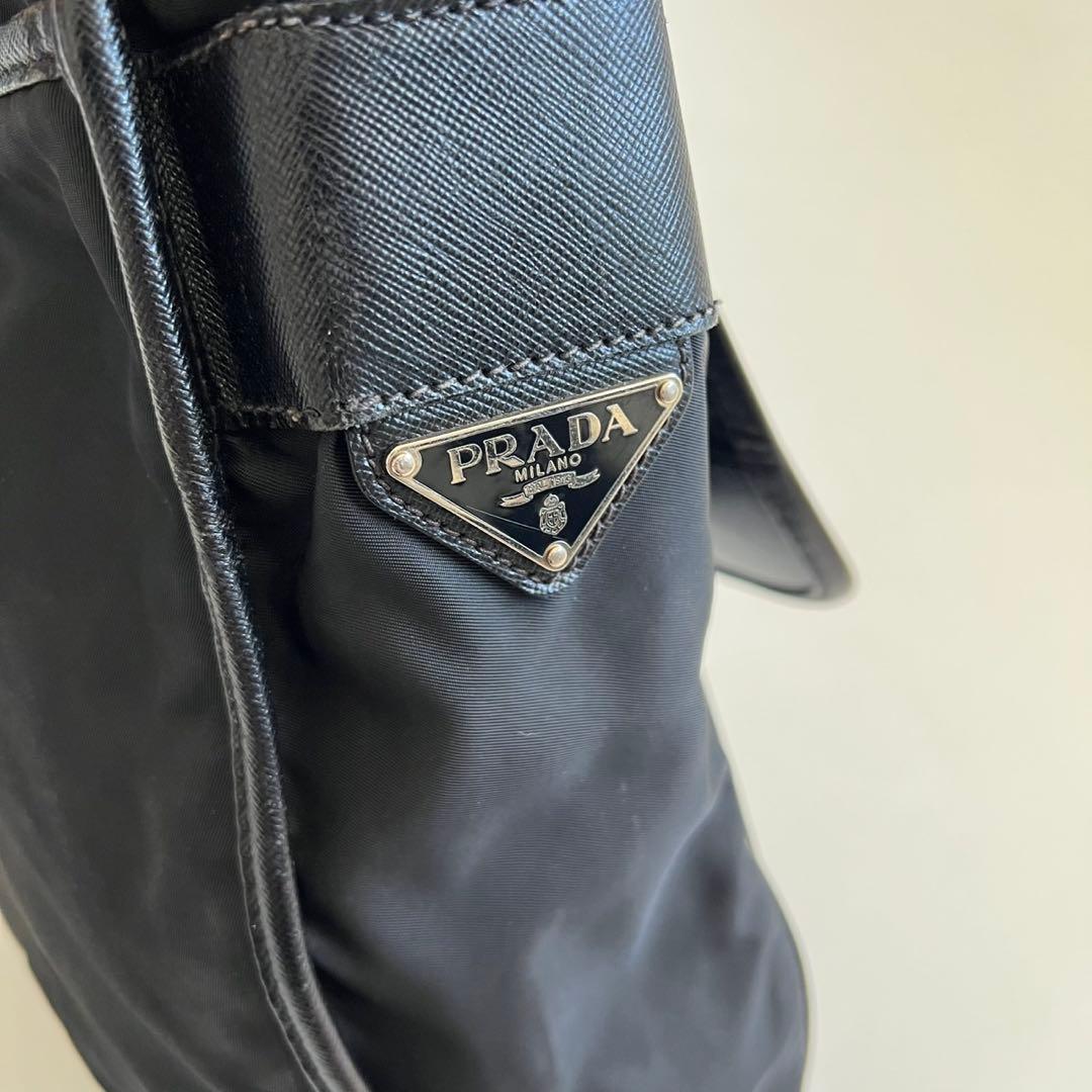 PRADA TESSUTO NYLON LOGO SHOULDER BAG