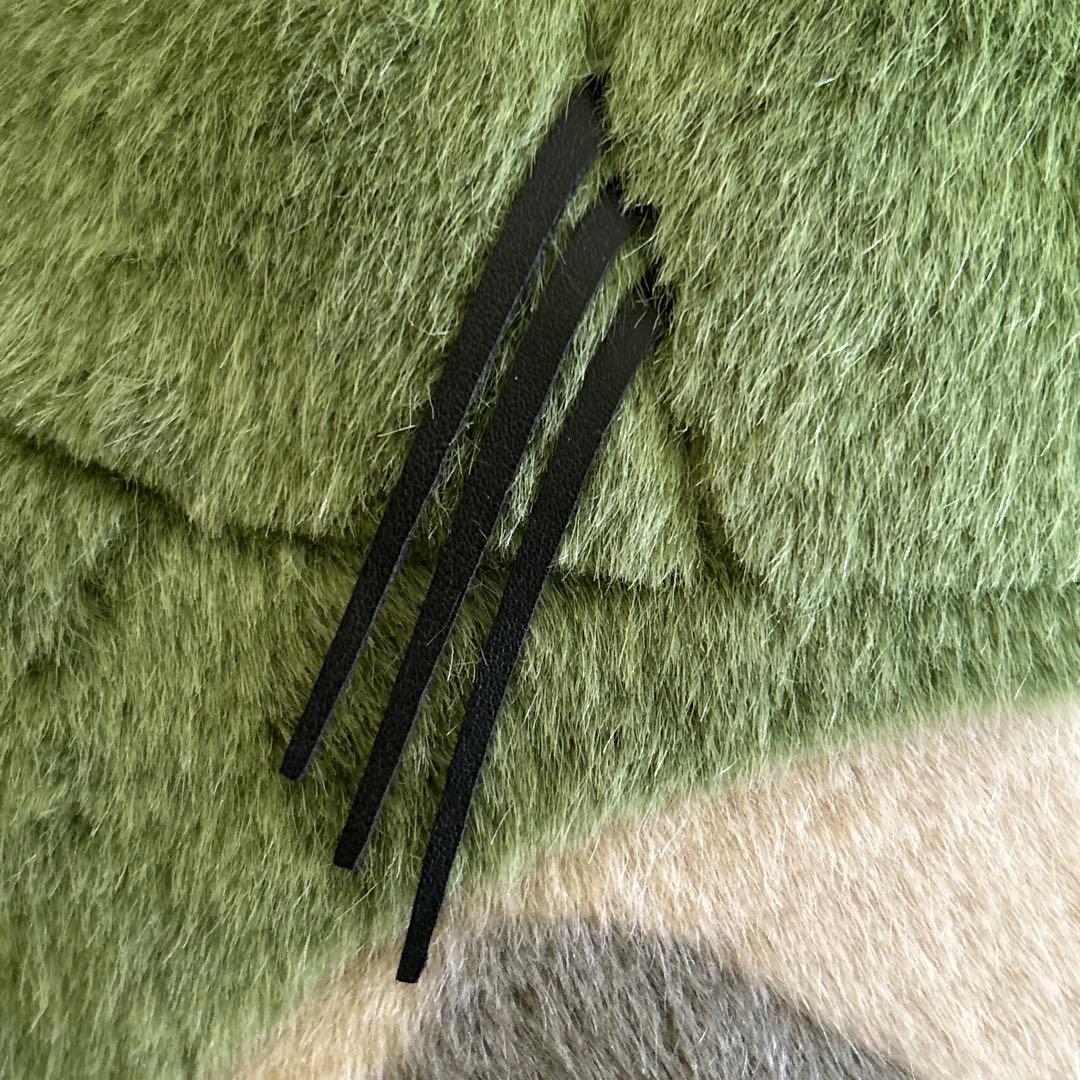 【初期】お昼寝クッション　超特大　ぬいぐるみ　トトロ　希少 グリーン　丸い