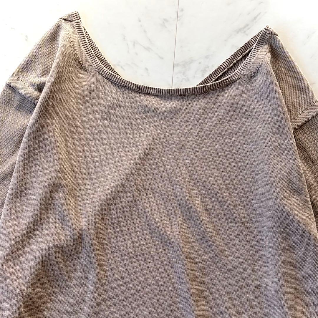 ドゥーズィエムクラス 洗える コットンニットプルオーバー 春ニット