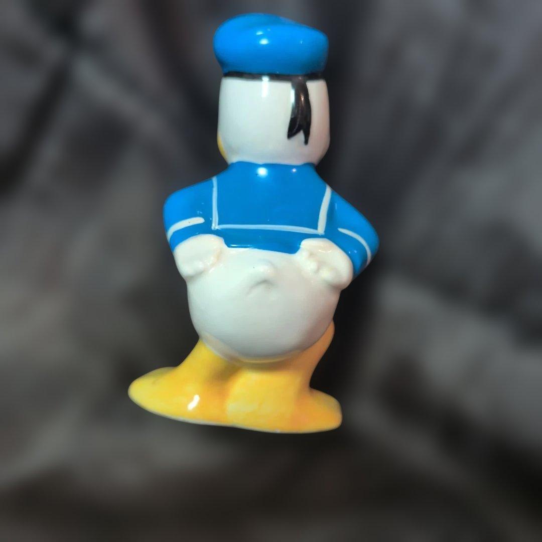 ドナルドダック 陶器フィギュア 約8センチ ディズニーランド 昭和