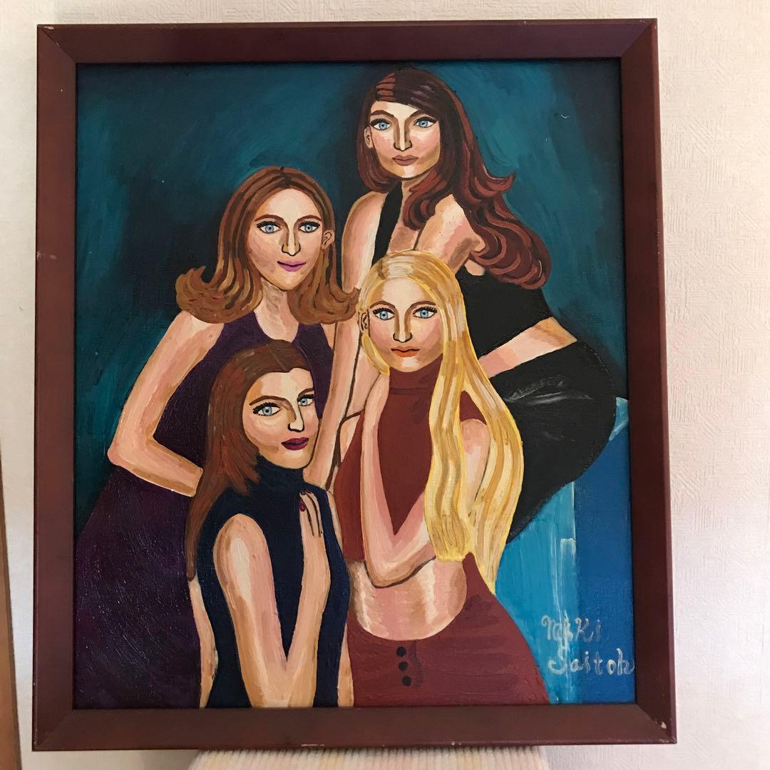 油絵　モード cee3be467e0e38e43d8742502c6f61