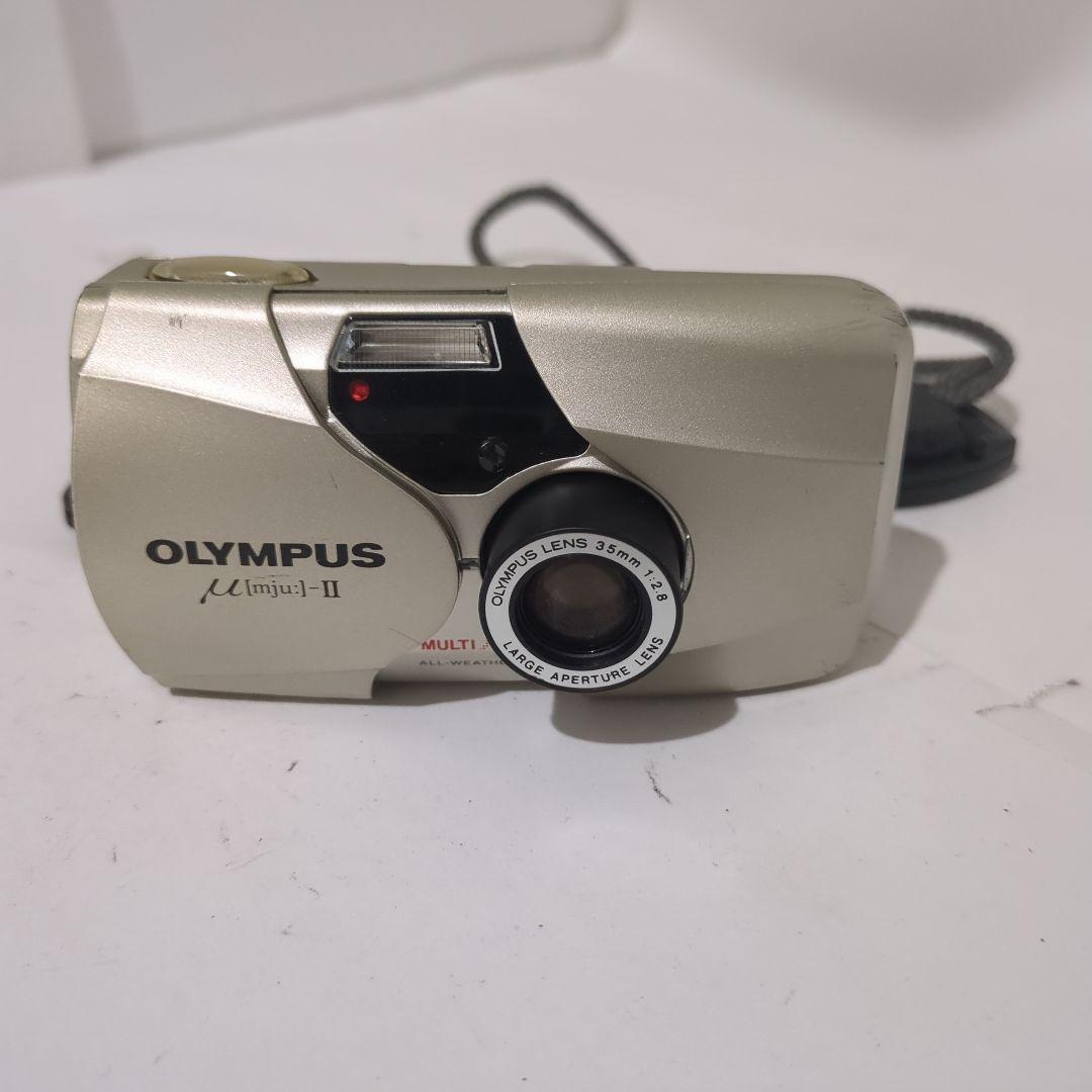 ケ*ウ様 Olympus μmju II フィルムカメラ 動作未確認 故障品