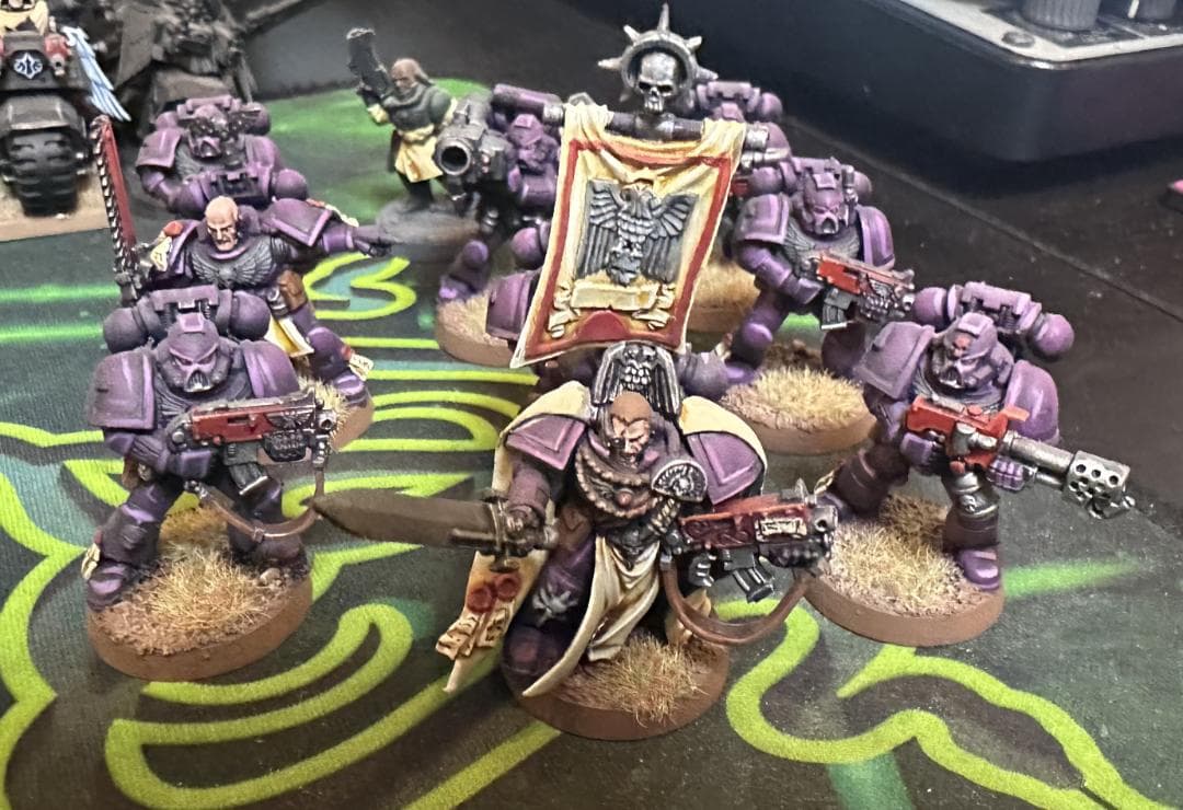 塗装】ウォーハンマー 40k ダークエンジェル 大型アーミー（メタル希少