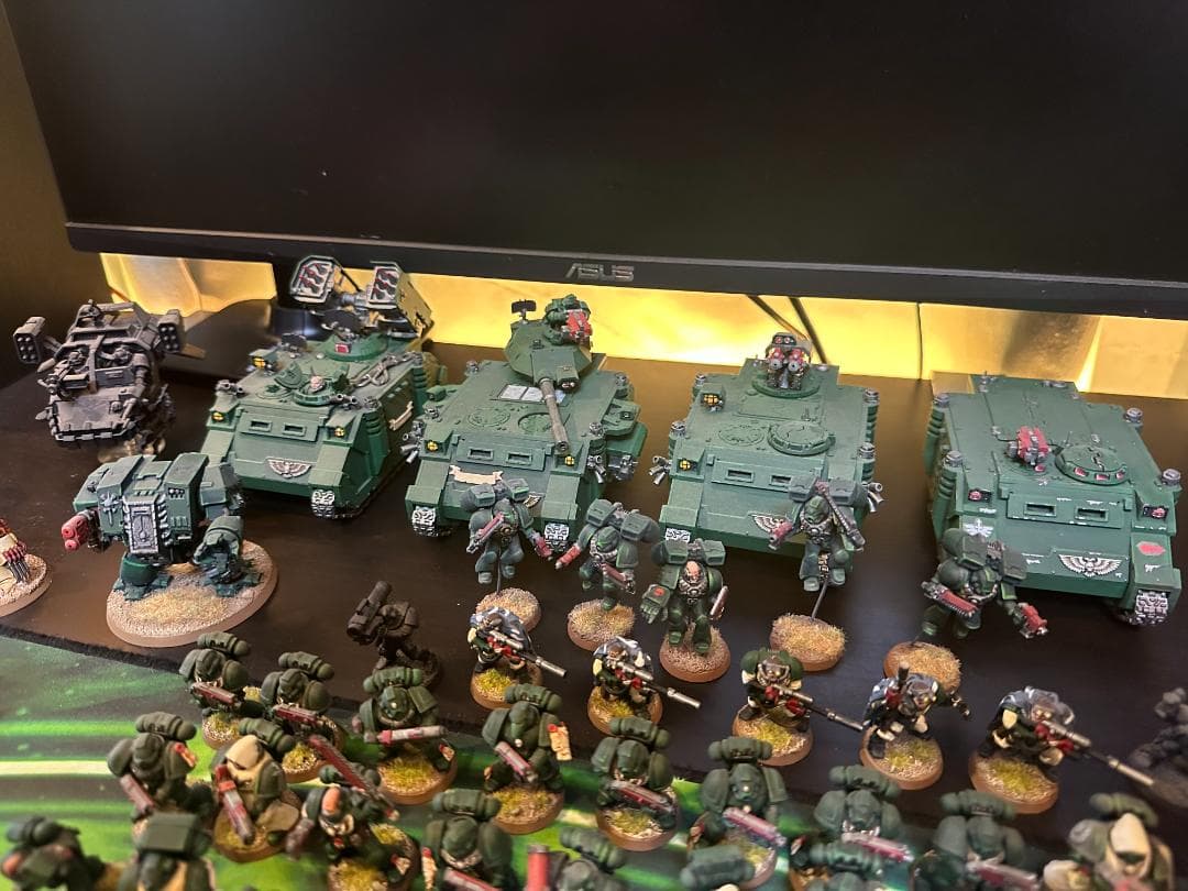 塗装】ウォーハンマー 40k ダークエンジェル 大型アーミー（メタル希少