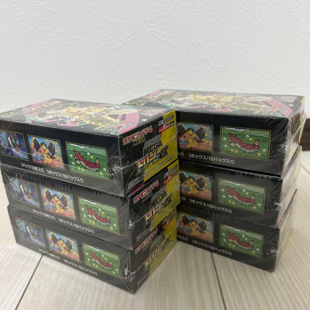 ポケモンカード　MEGAドリームex シュリンク付き　6BOX ワンオーナー品