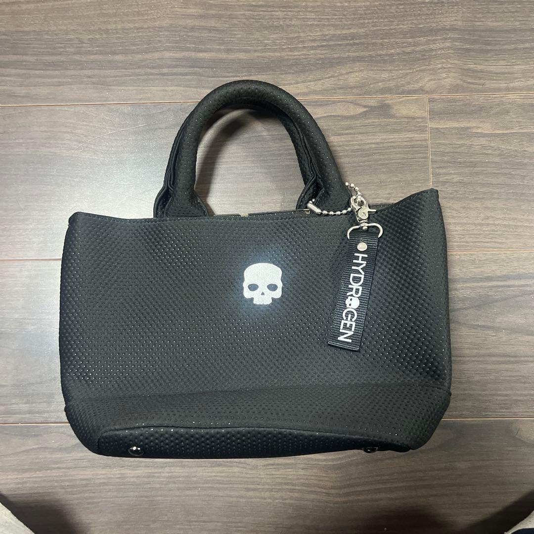 HYDROGEN ブラック トートバッグ スカルロゴ Amazon | [ハイドロゲン] トート バッグ トートバッグ スカル