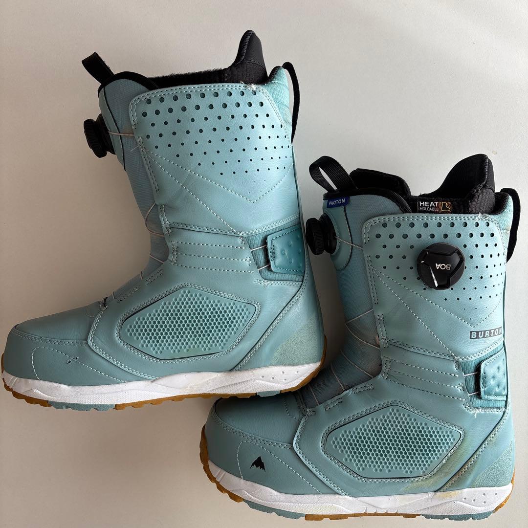 バートン 28.0cm フォトン ワイド ボア スノーボード ブーツ 水色