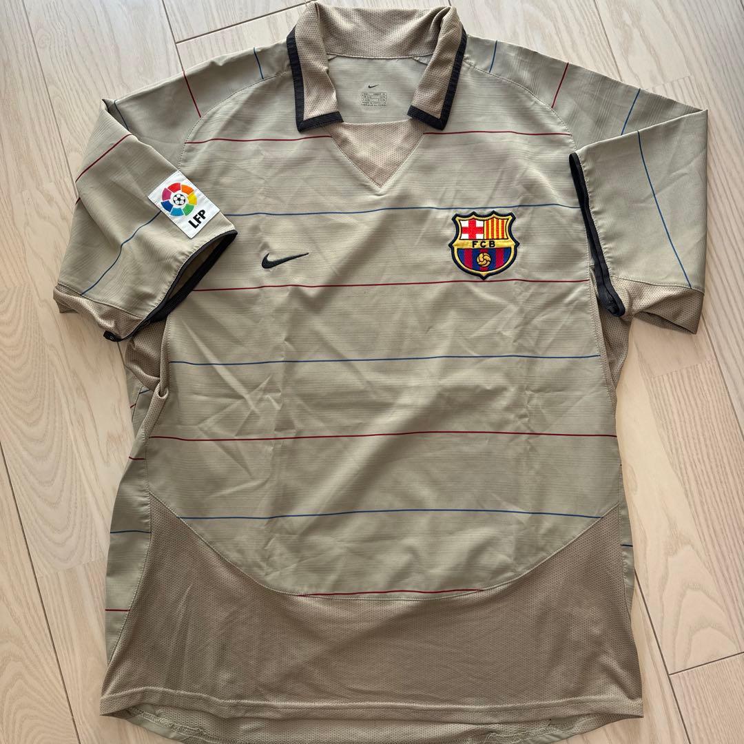 バルセロナ/03-04/アウェイ 3rd ユニフォーム/ナイキ/Lサイズ - メルカリ