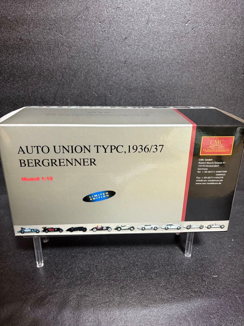 ミニカー CMC 1/18 Auto Union Typ C BERGRENNER