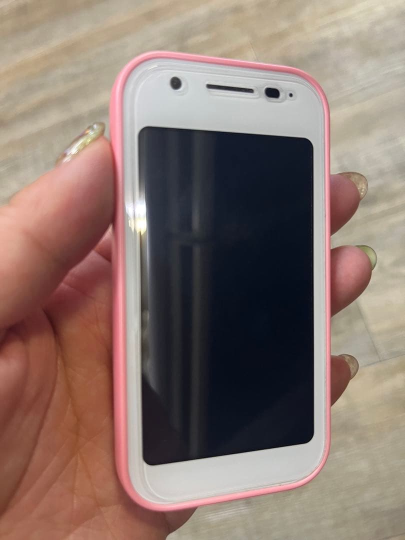 mamorino6 ホワイト ピンク 本体 au キッズ携帯 マモリーノ6 - メルカリ