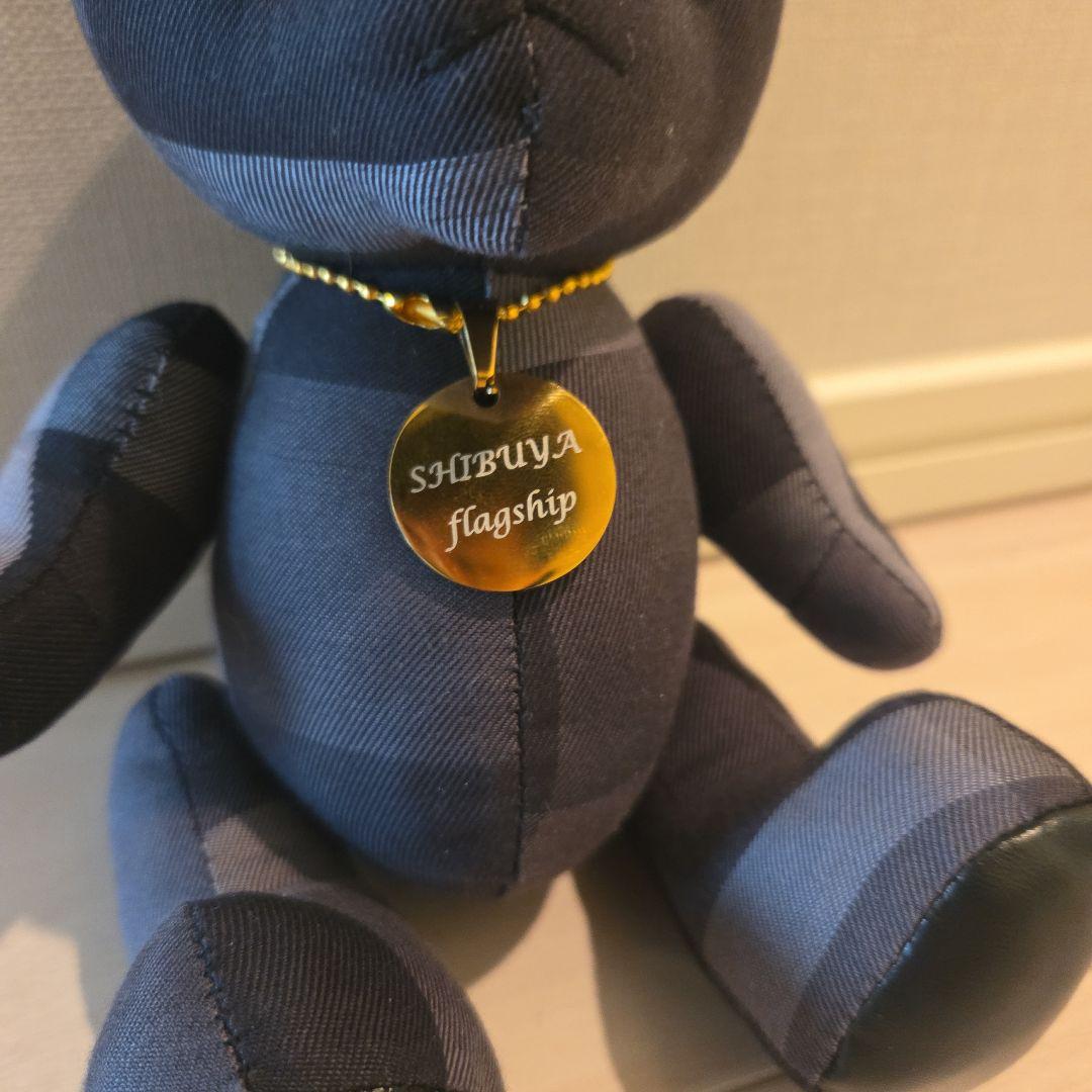 渋谷店ノベルティ　ブラックレーベルクレストブリッジ　CBチェッククマ