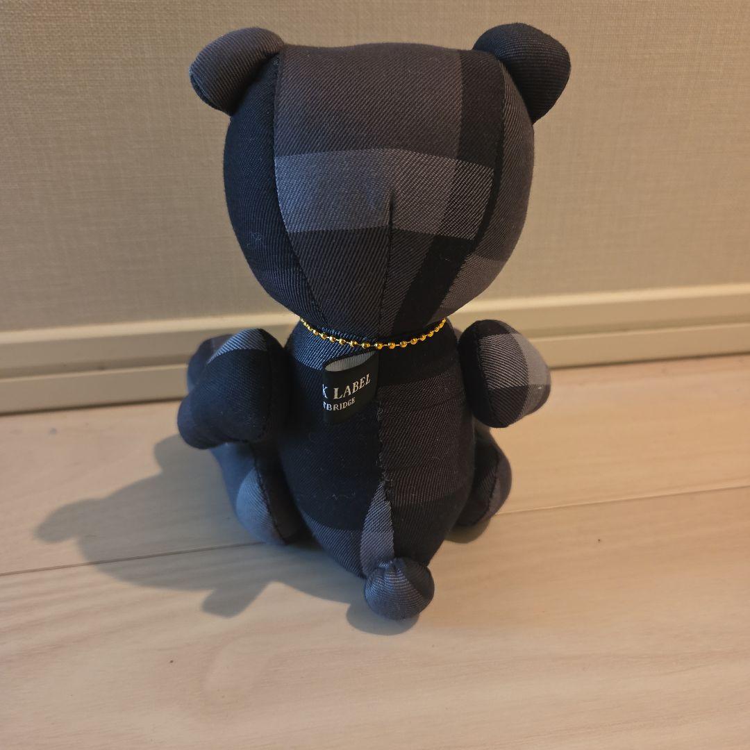 渋谷店ノベルティ　ブラックレーベルクレストブリッジ　CBチェッククマ