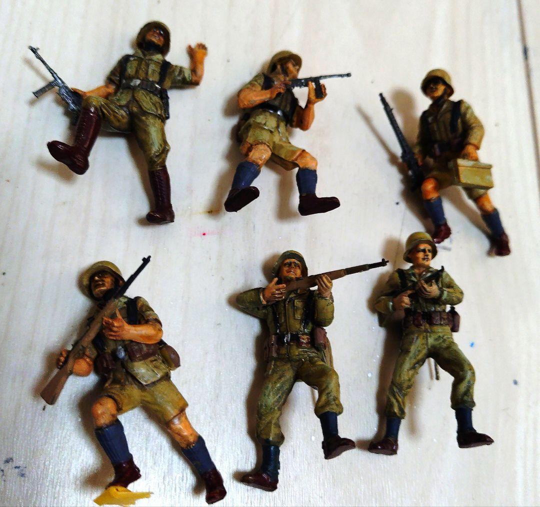 〚塗装完成品セット〛1/35 ドイツ北アフリカ師団 　1943年チュニジア攻防戦