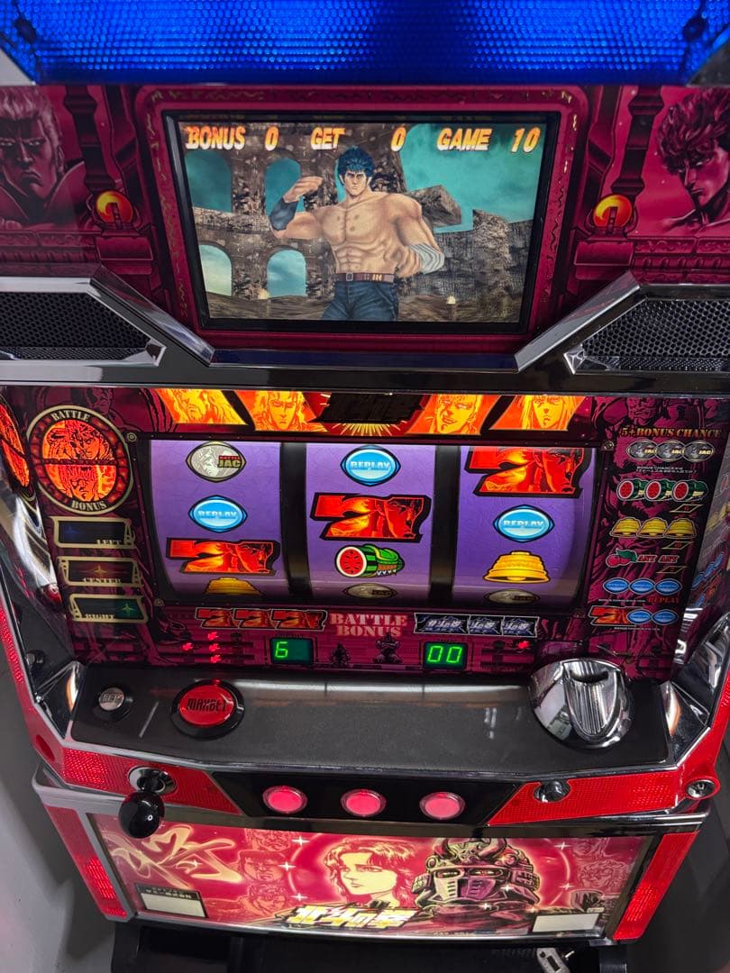 北斗の拳 ユリア ウエイトカットROM リールランプLED 4号機 実機パチスロ