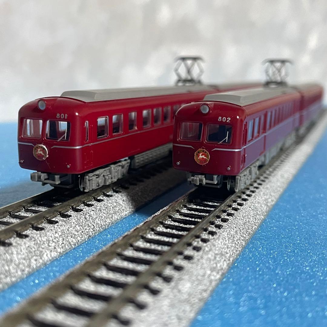 3882】Nゲージ 鉄道コレクション 近鉄電車 800系4両セット・M車両有