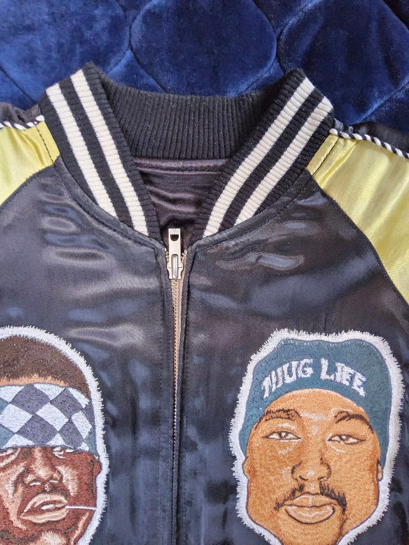 【希少】B.I.G.&2Pac リバーシブル スーベニアジャケット