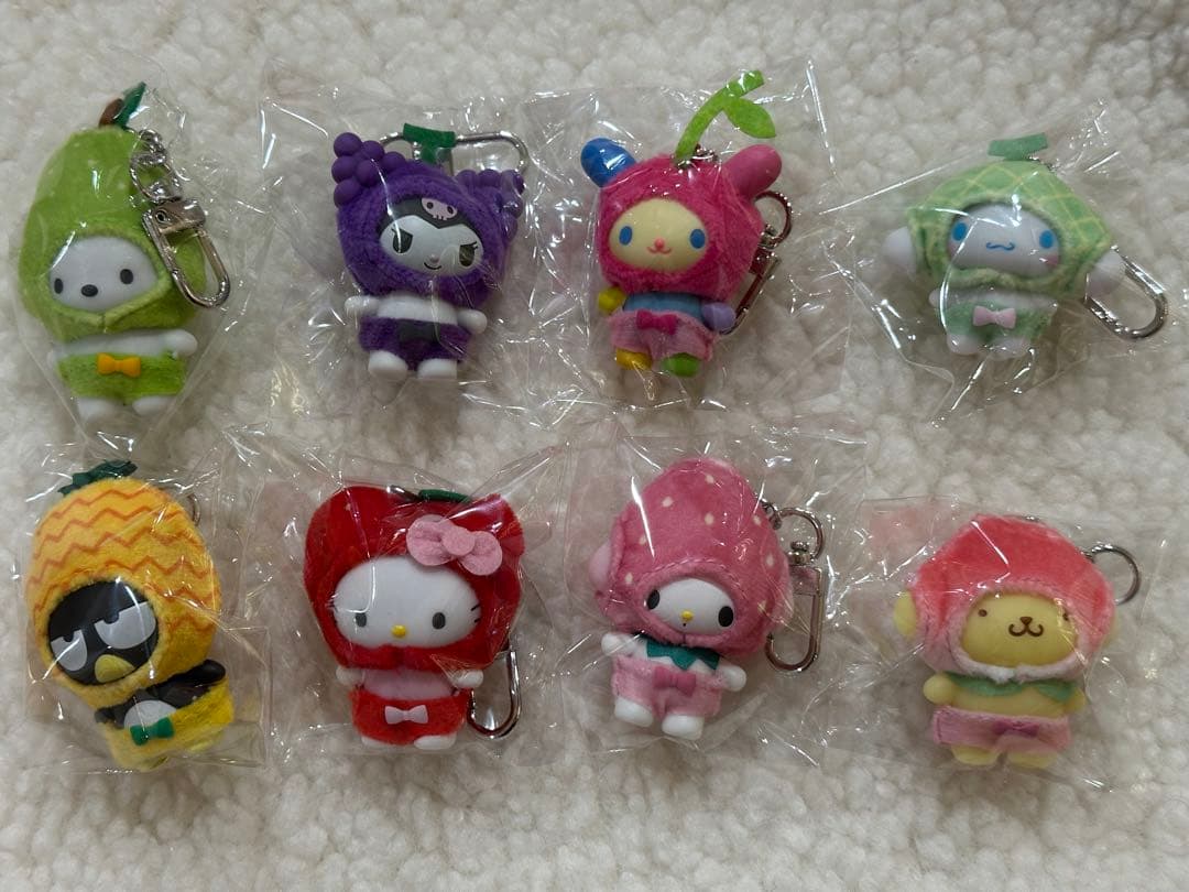 サンリオちびっとも キーホルダーセット 全8種類コンプリートセット