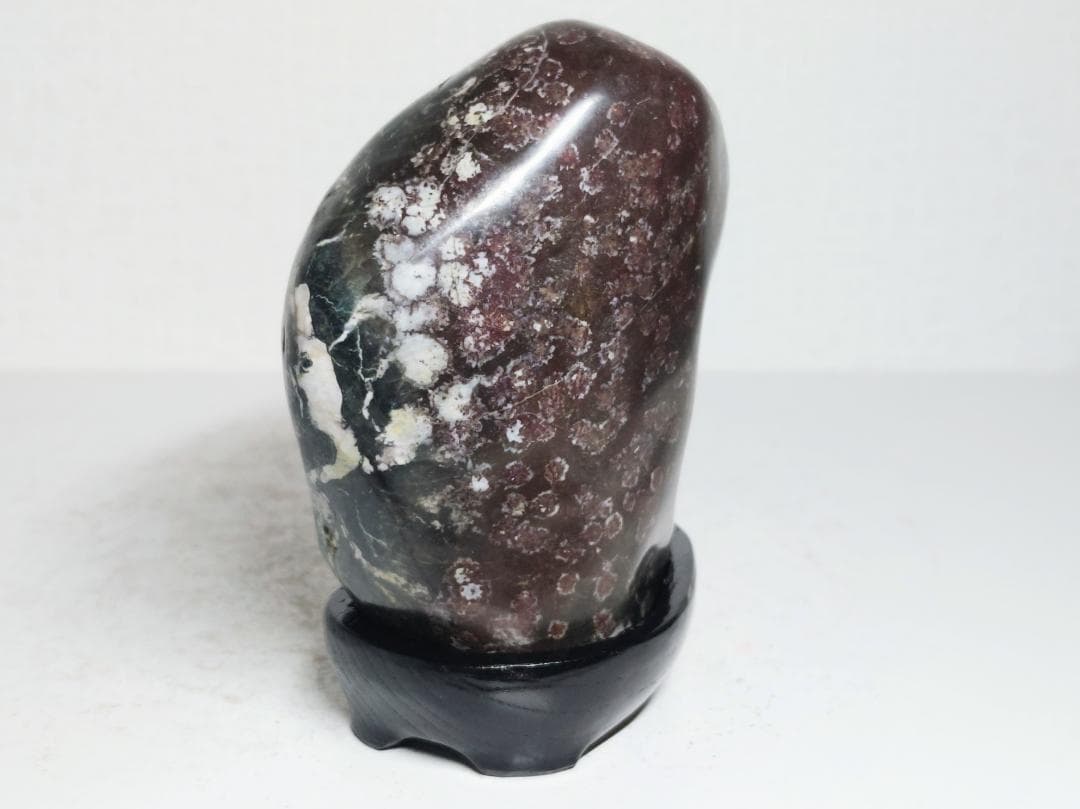 孔雀石 958g 菊花石 紋石 原石 鑑賞石 自然石 誕生石 鉱物 鉱石 水石