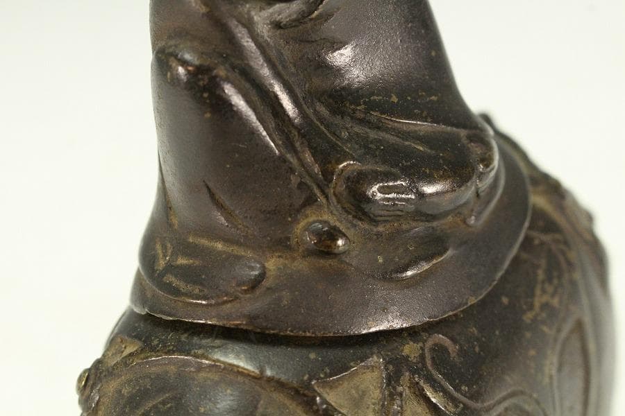 中国美術 古銅 象上達磨大師 香炉(K-XA806) - メルカリ