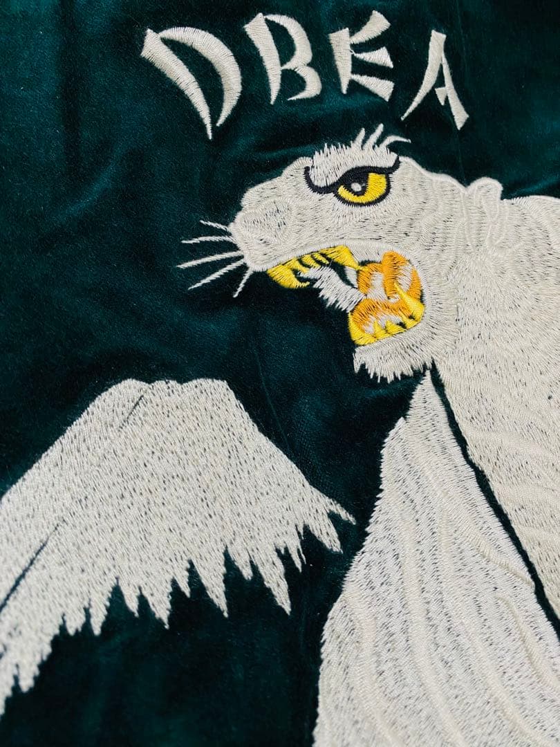 美品 DBEA 未使用 グリーン別珍 虎 日本限定 スカジャン unisex - メルカリ