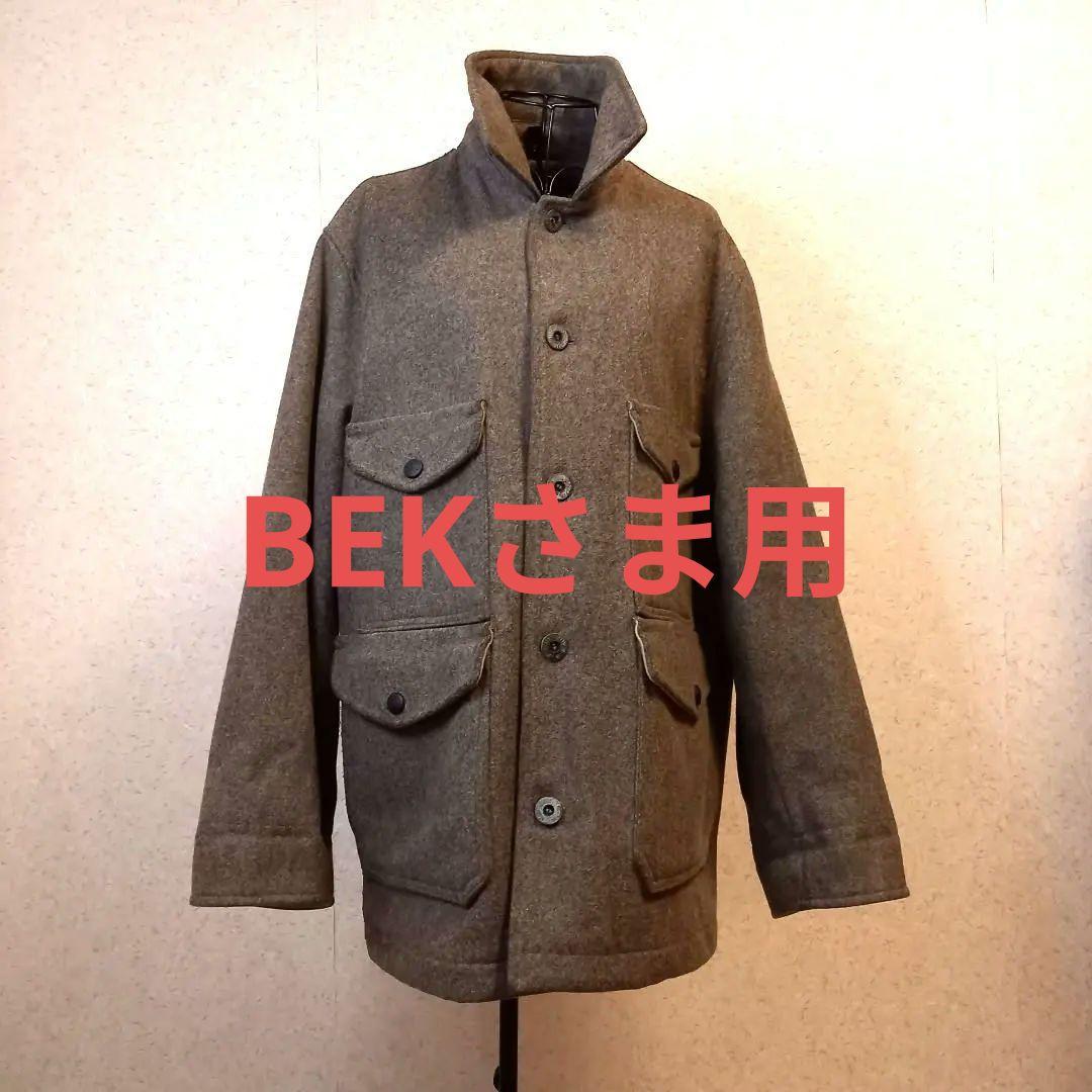 【BEKさま】ヘンリーコットンズ メンズ ステンカラーコート B.C STOCK（ベーセーストック） ステンカラーコート コート ウール