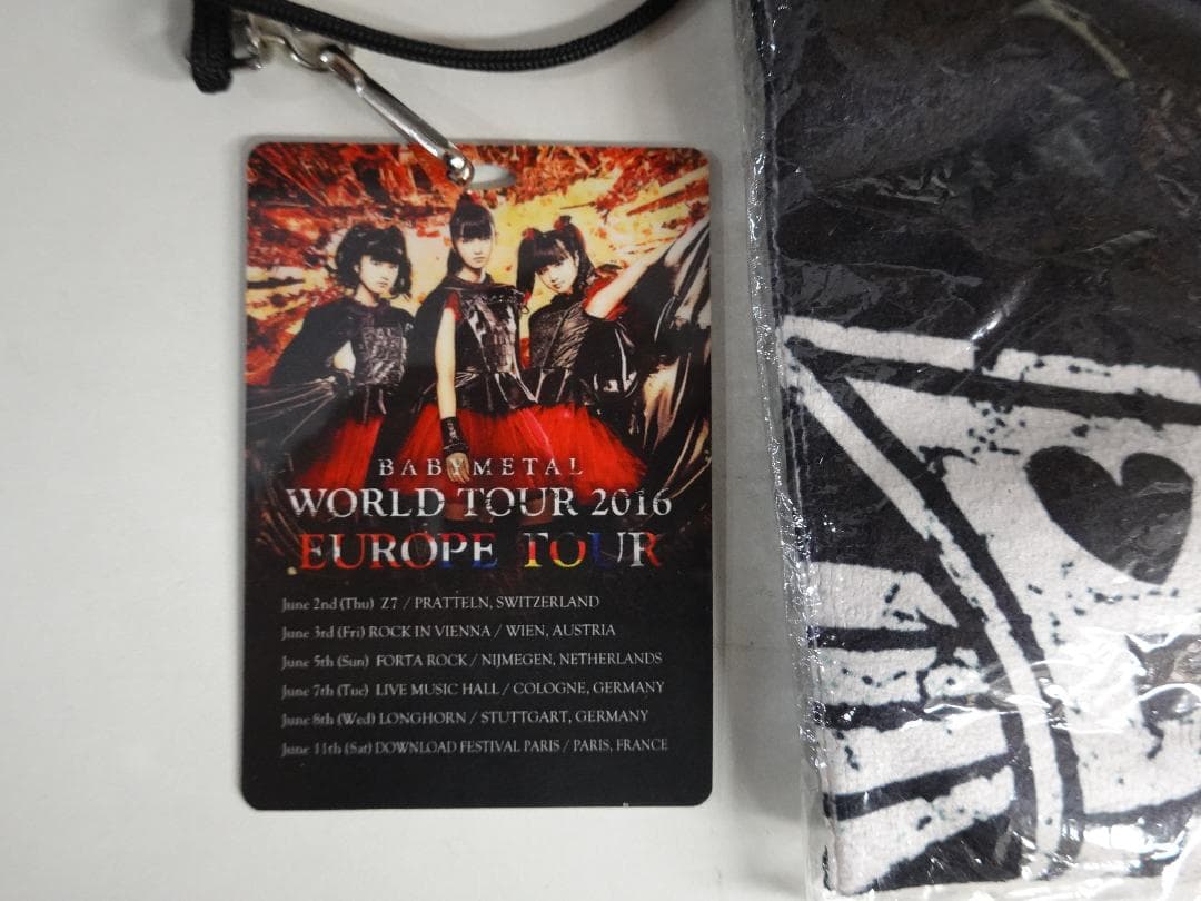 BABYL VIPパス&タオル WORLD TOUR 2016 EU