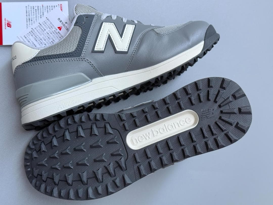 新品 24.5cm ニューバランス ゴルフシューズ UGS574C3 GRAY