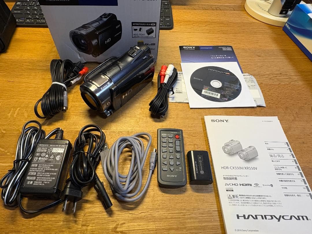 値下げ RC三脚他付 SONYハンディカム HDR-CX550V ACCキット - メルカリ