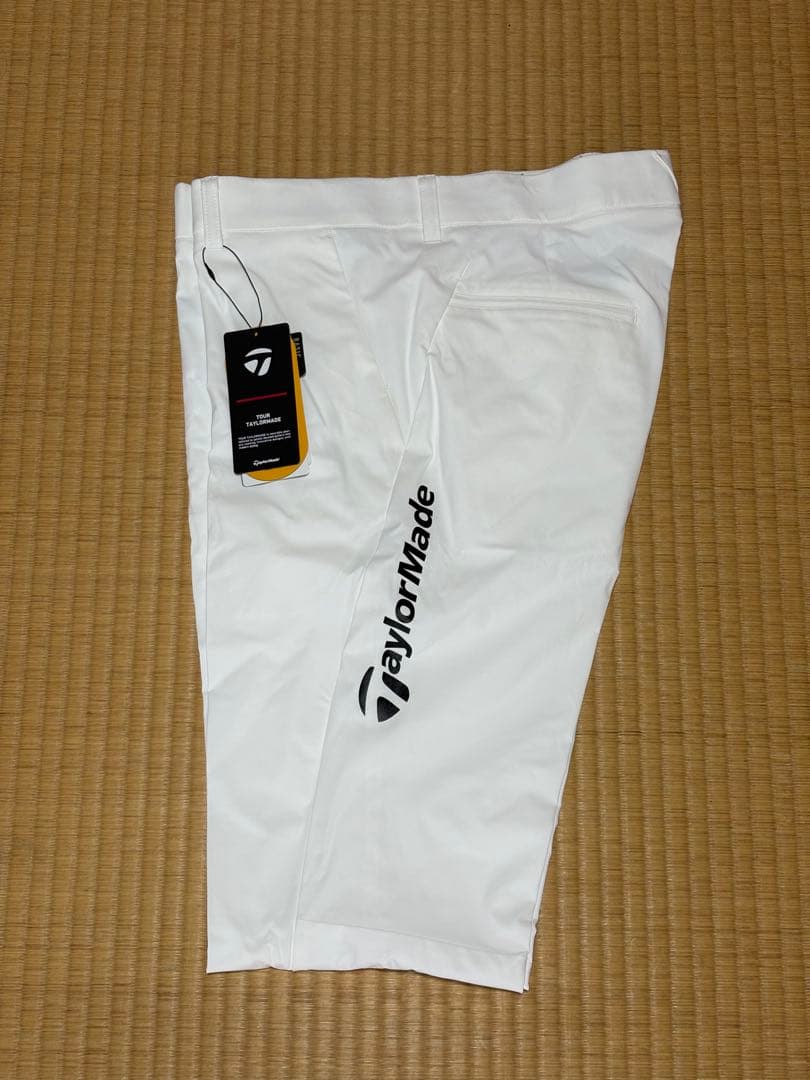 【新品・保管品】TaylorMade ゴルフパンツ ホワイト サイズ88 テーラーメイド(TaylorMade) ゴルフウェア ロングパンツ ストレッチ